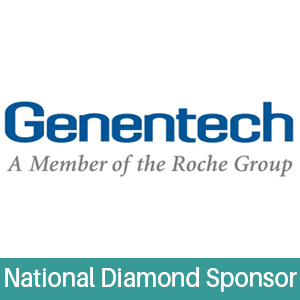 Genentech logo - National Diamond Sponsor